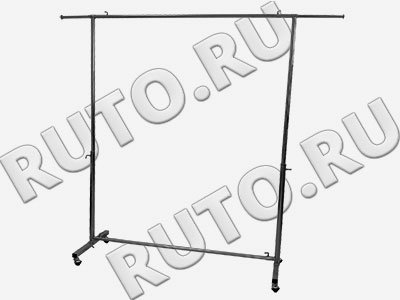 1-023-900 ST006 Стойка (вешало) для одежды узкая 900 мм (хром)