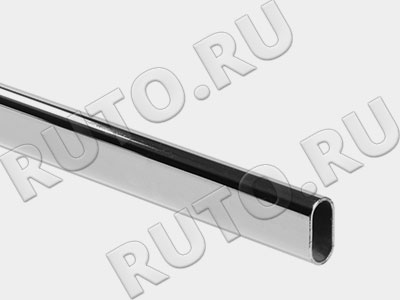 JK04-1530-10 Труба овальная толстостенная хромированная 15х30 мм длина 3 метра вес 1,4 кг