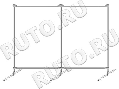 PW-B-40-20 Пресс волл ДЖОКЕР ТИП-B ширина-высота 4,0х2,0 метра